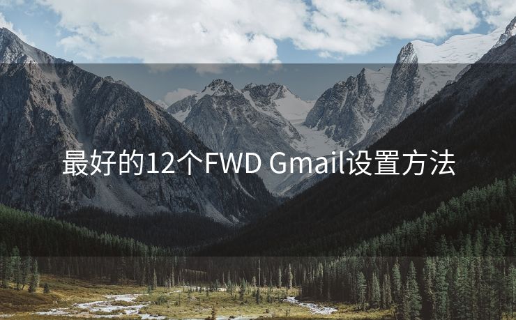 最好的12个FWD Gmail设置方法