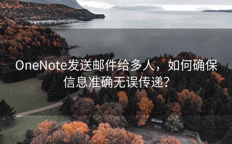 OneNote发送邮件给多人，如何确保信息准确无误传递？