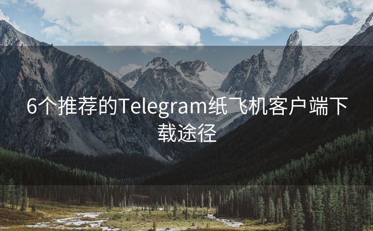 6个推荐的Telegram纸飞机客户端下载途径