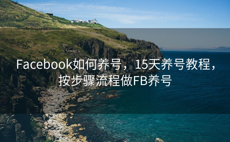 Facebook如何养号，15天养号教程，按步骤流程做FB养号