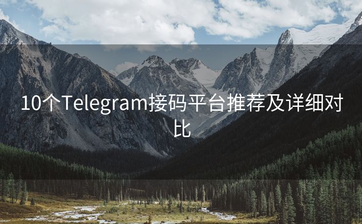 10个Telegram接码平台推荐及详细对比