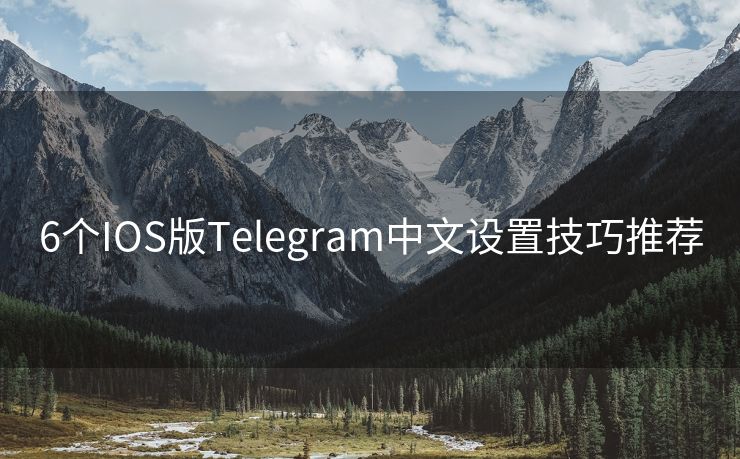 6个IOS版Telegram中文设置技巧推荐