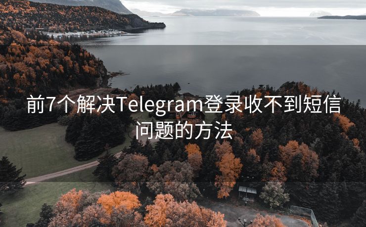 前7个解决Telegram登录收不到短信问题的方法